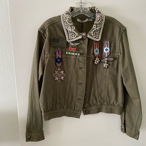 Alice + Olivia Jeans Army Jacket